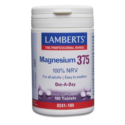 Lamberts Magnesium 375 180 tabs